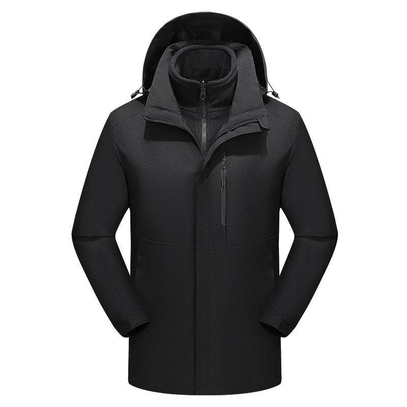 Smart Insulated Warm Detachable Hoodie Coat Jacket Men - Velora