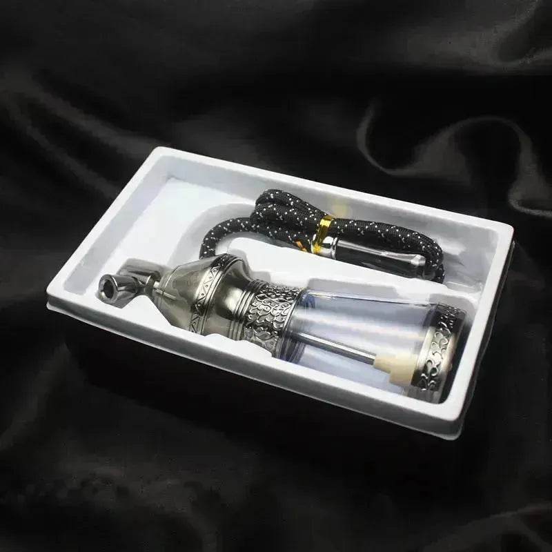 Double circulation filter cigarette holder for water pipe Complete Hookah set - Velora