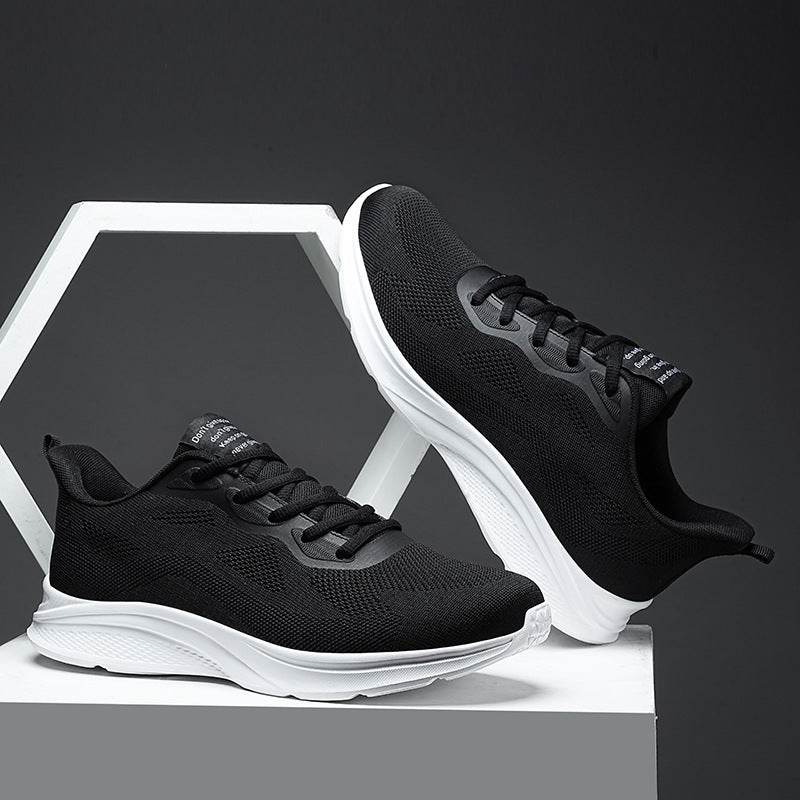 Men's Lace-up Running Shoes Mesh Lightweight Breathable Comfortable Sneakers - Velora
