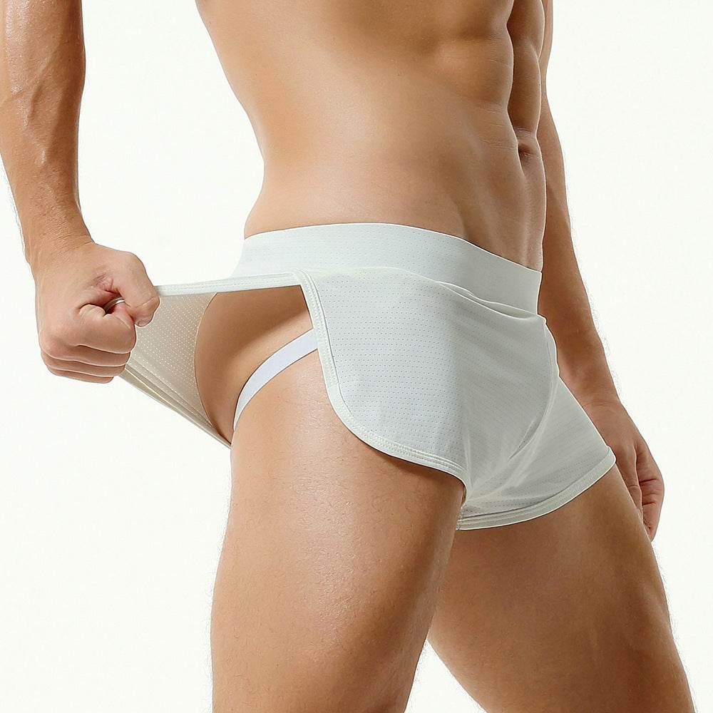 Men's Low Waist Panties Side Slit Underwear - Velora