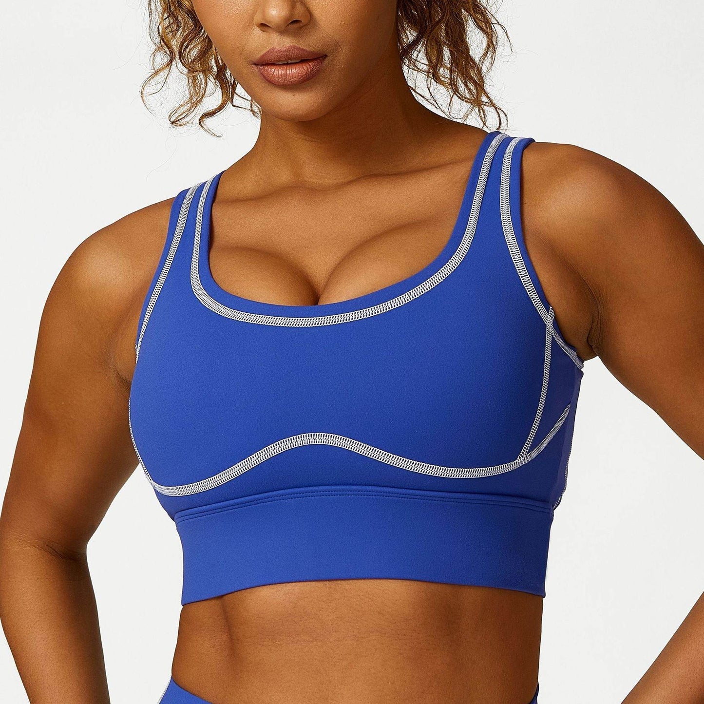 High Waist Hip Lift No Embarrassment Line Stretch Leggings Sports Back Shaping Bra - Velora