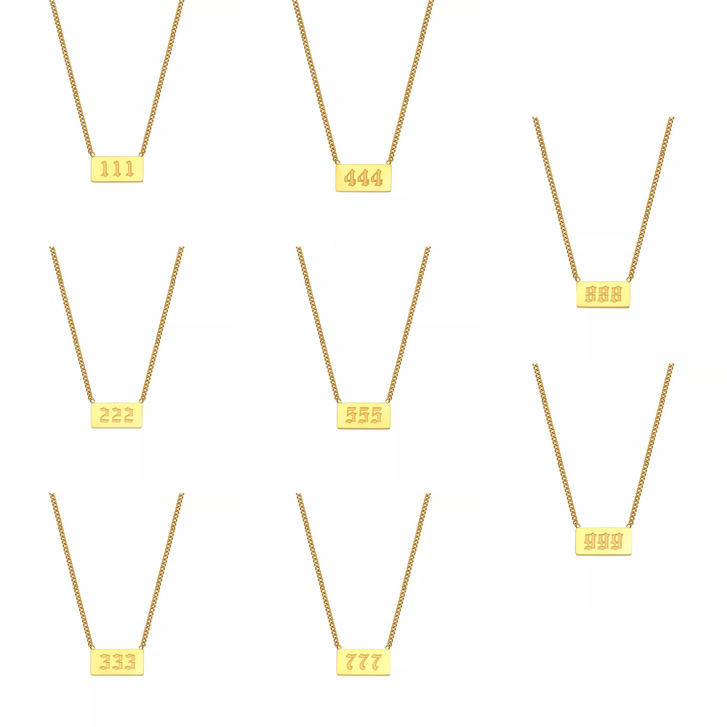 Angel Number Necklace - Velora