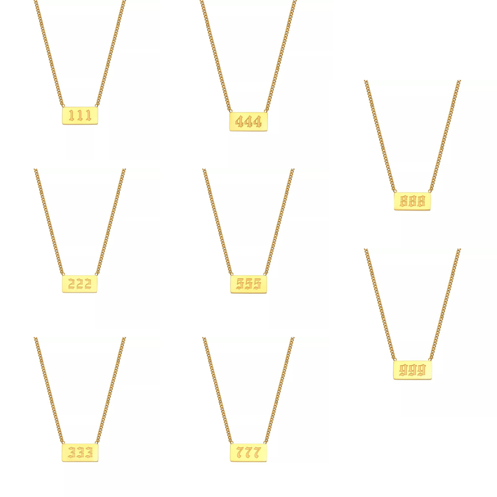 Angel Number Necklace - Velora