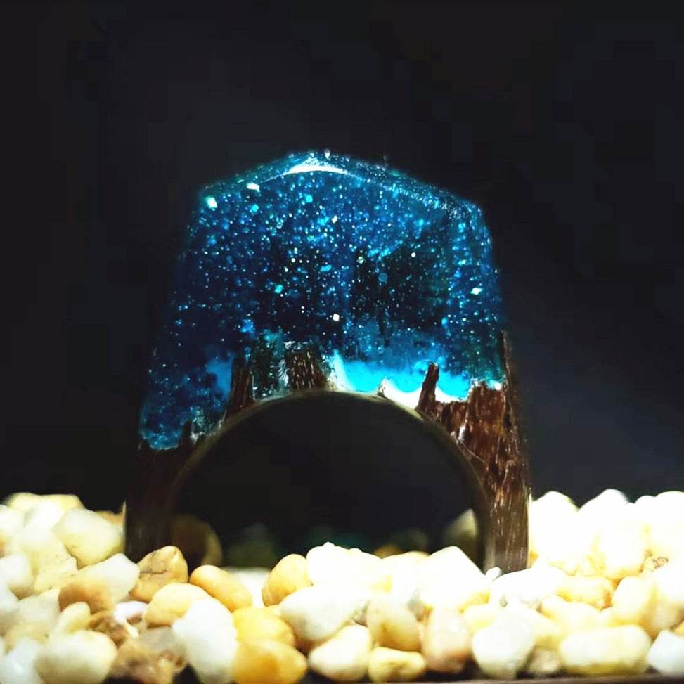 Resin wood ring - Velora