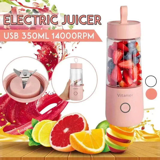 350ml Portable Blender / Juicer Electric Rechargeable Mixer - Velora