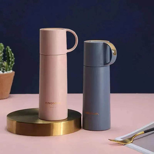 350ml Bottle Stainless Steel Insulated Water Bottle Milk Tumbler Portable Vacuum Flask Coffee Mug Travel Cup Lovers Gift - Velora