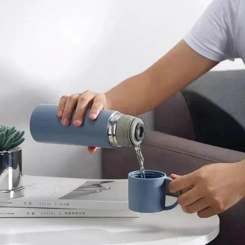 350ml Bottle Stainless Steel Insulated Water Bottle Milk Tumbler Portable Vacuum Flask Coffee Mug Travel Cup Lovers Gift - Velora