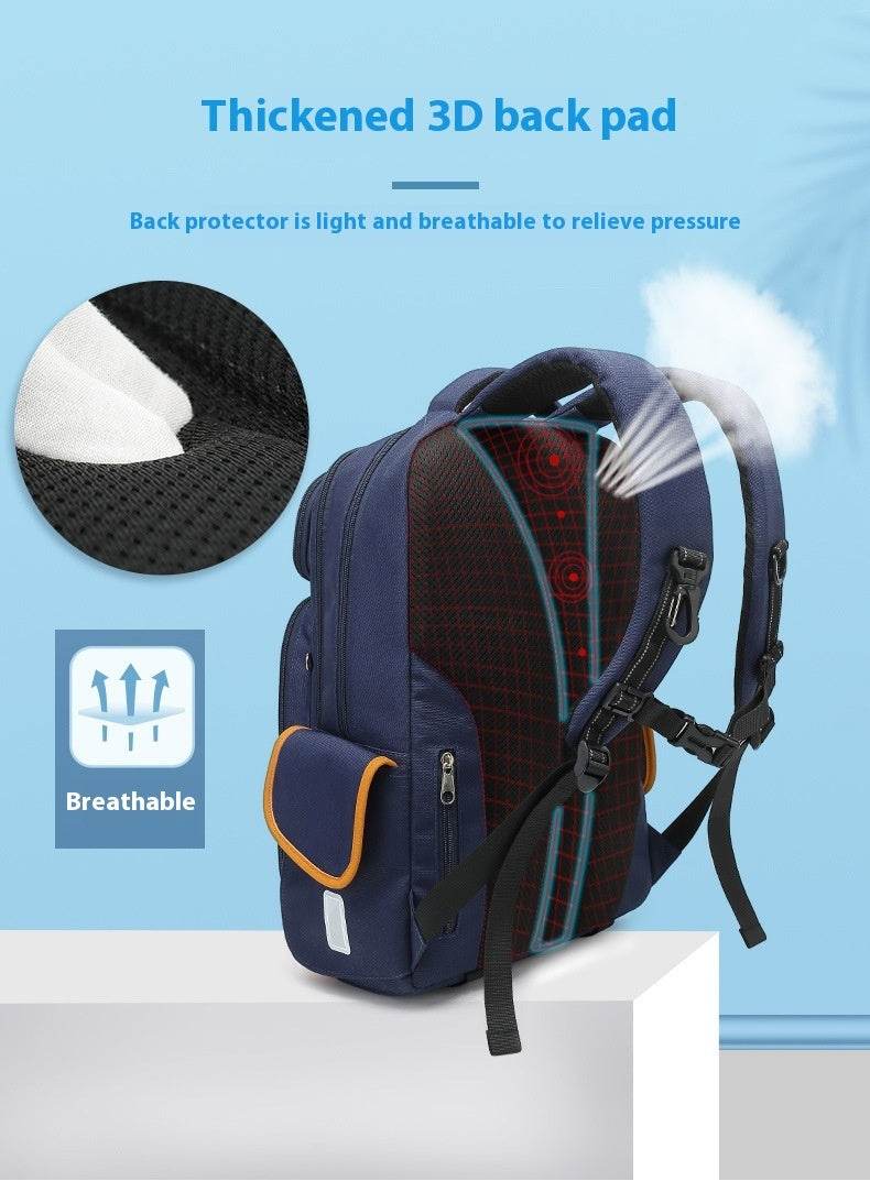 Primary School Large Capacity Backpack for School - Velora