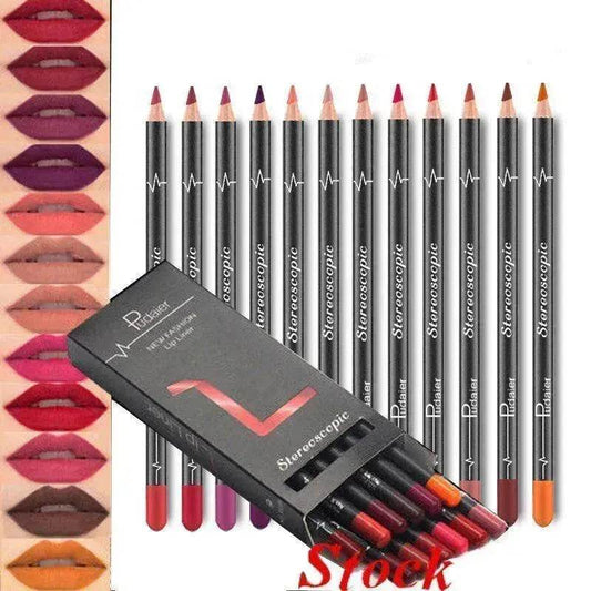 36 Color Lip Liner Waterproof Non-smudge Nude Color - Velora