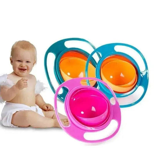 360 Rotate Universal Spill-proof Bowl Dishes - Velora
