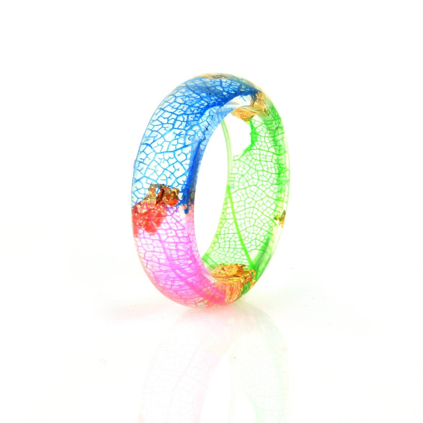 Dried flower resin ring - Velora