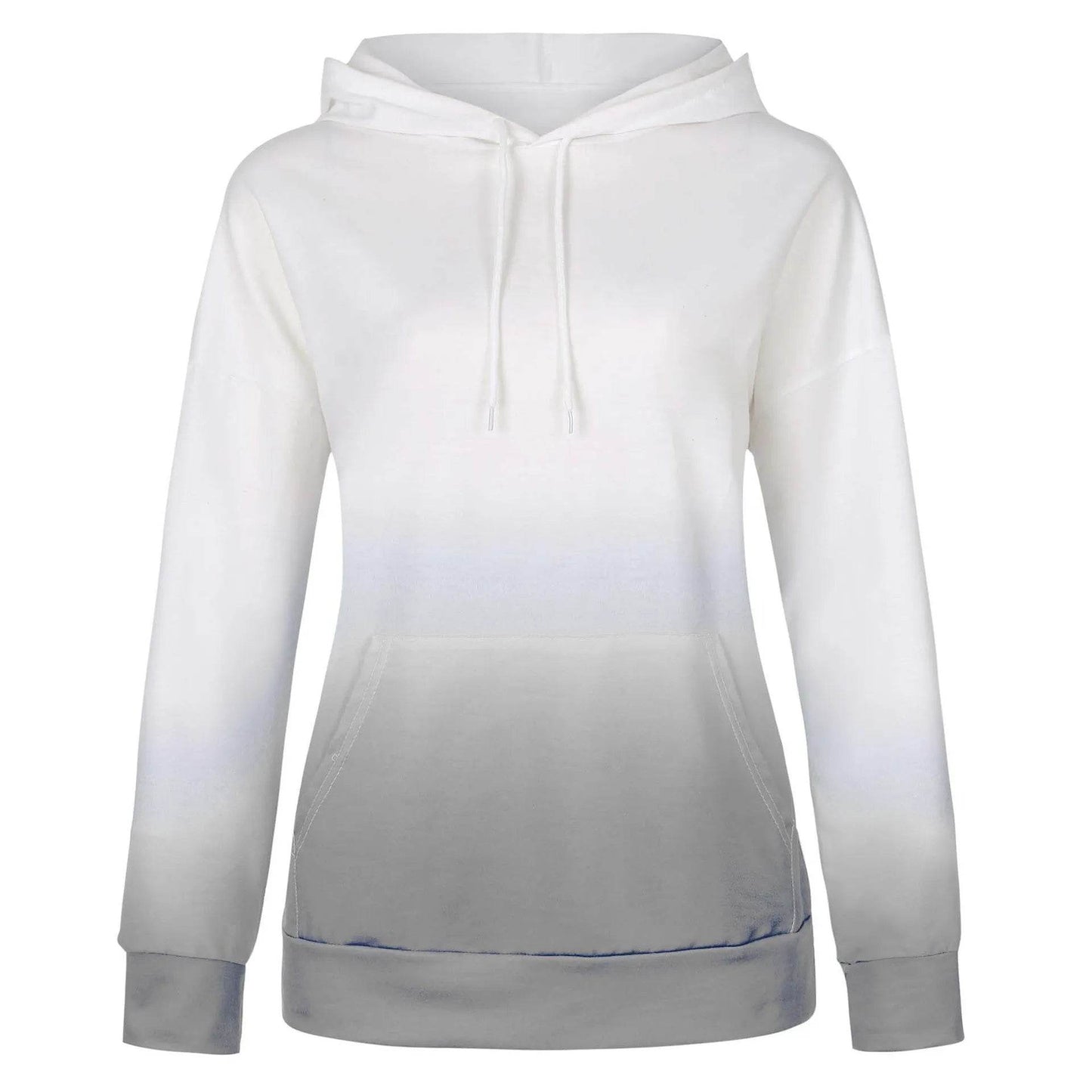 Women Tie-dye print hooded long sleeves - Velora