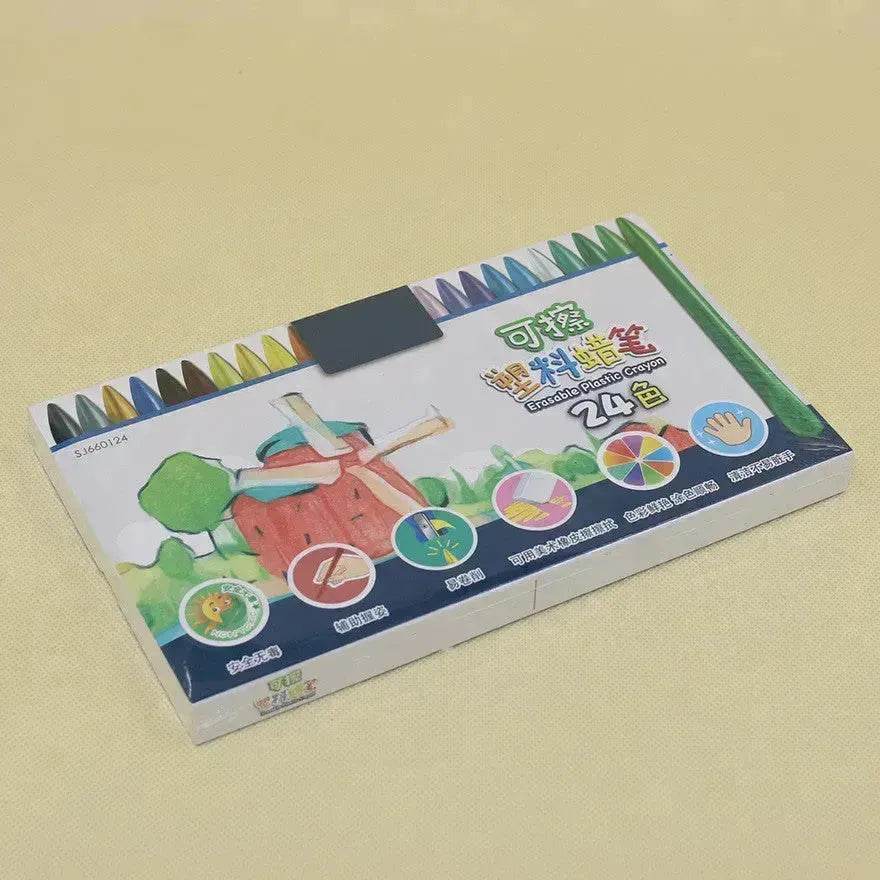 Children Coloring Painting Graffiti Erasable Plastic Crayon - Velora