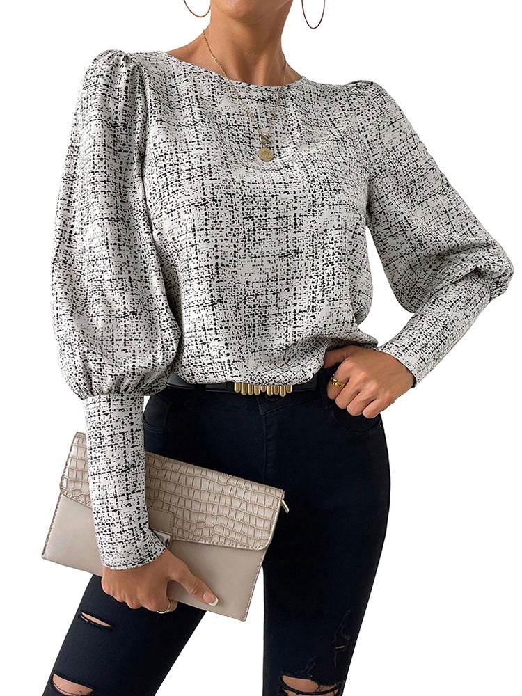 Fashionable Elegant Retro blouse top For Women - Velora