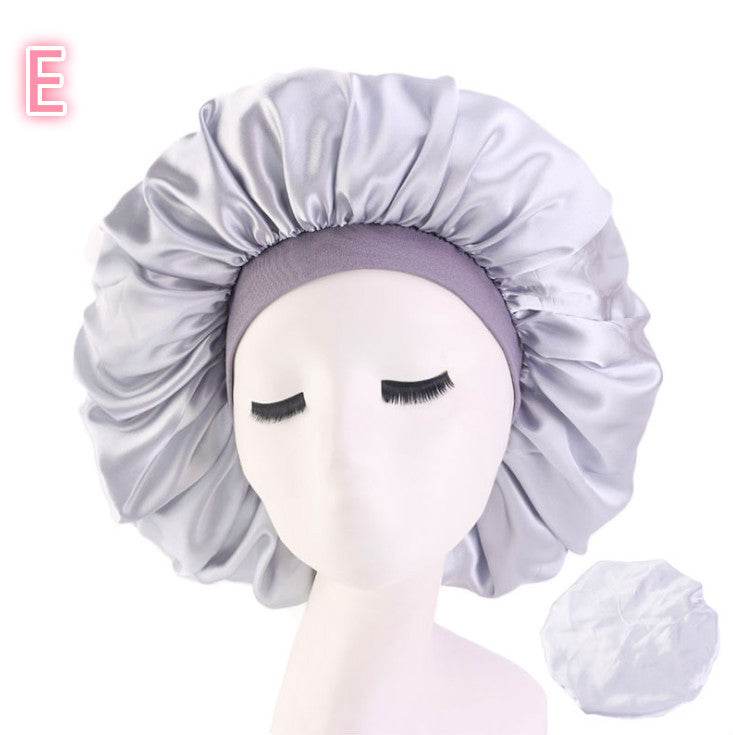 Beauty print Satin Silk Hair Bonnet for sleeping - Velora