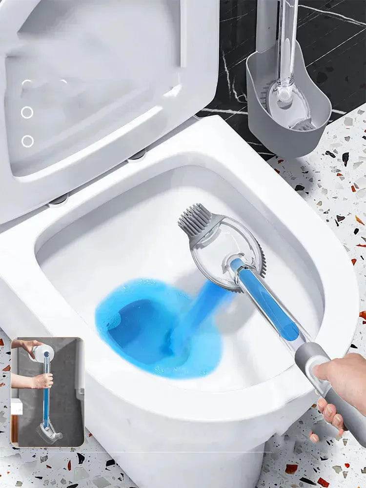 Household Sturdy Bristle strong silicone Toilet brush - Velora