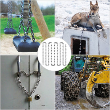 Grade 30 Chain 3 16 Inch By 100Ft Length Grade 30 Proof Coil Chain Zinc Plated Grade 30 Chain For Towing Logging Agriculture And Guard Rails