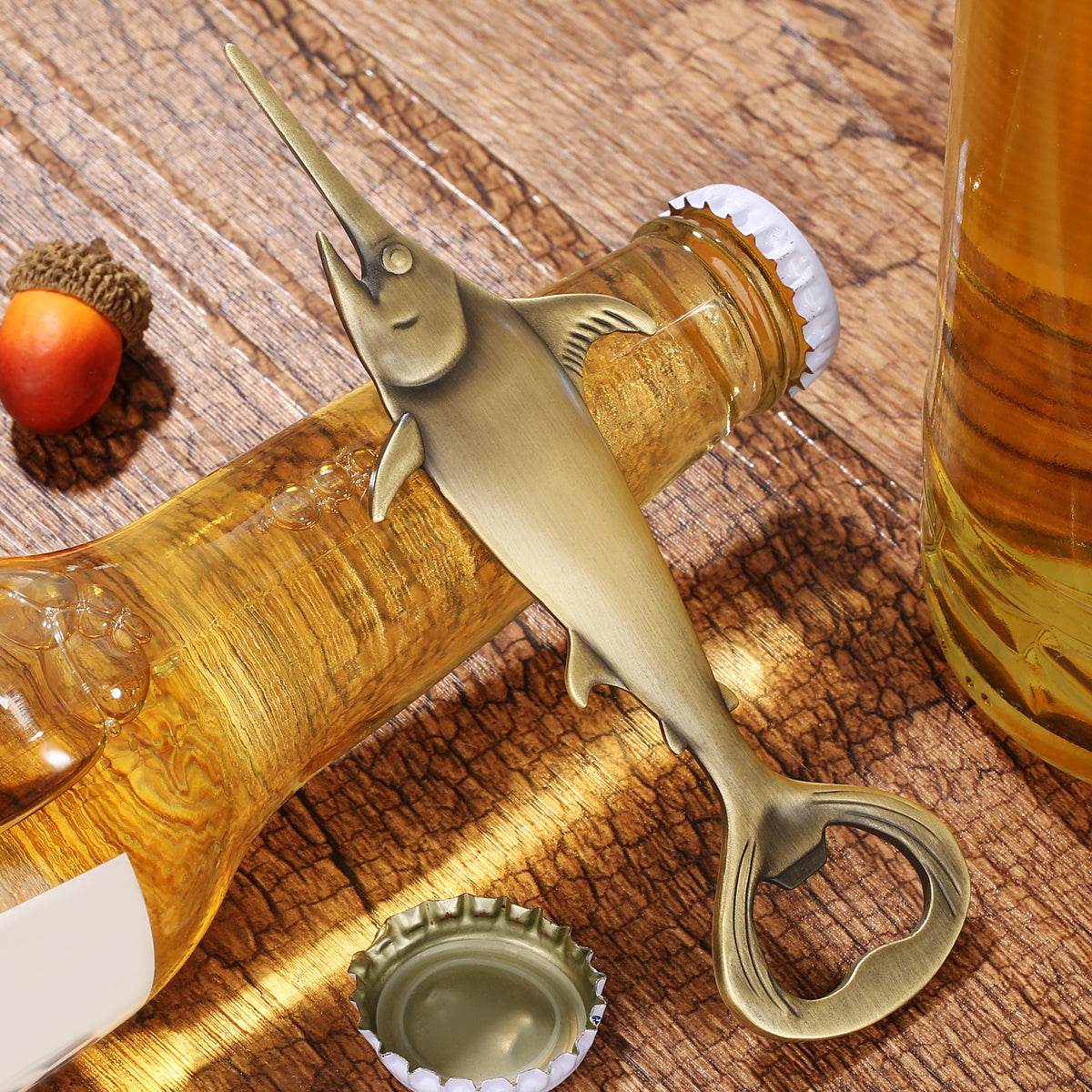 Creative Swordfish Handle Metal Beer Bottle Openers Kitchen Bar Accessories Tools Beer Gifts Beer Openors Kitchen Gadgets - Velora