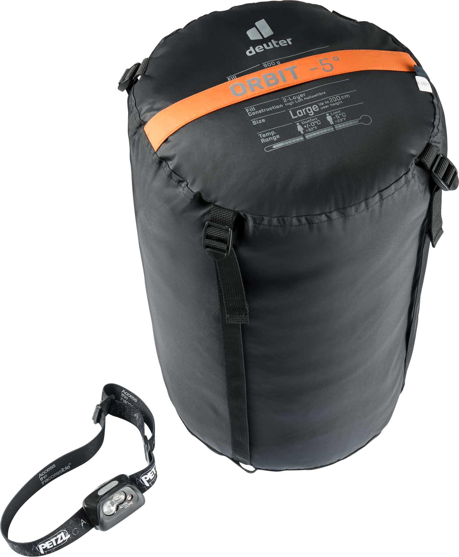 Deuter Orbit -5°C Synthetic Fibre Sleeping Bag - Velora