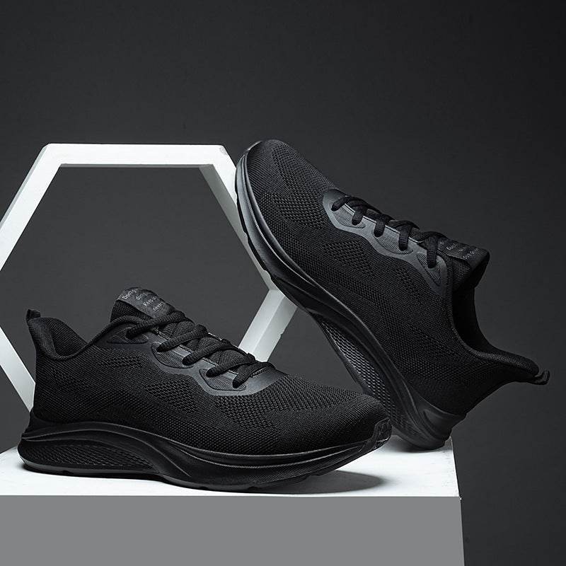 Men's Lace-up Running Shoes Mesh Lightweight Breathable Comfortable Sneakers - Velora
