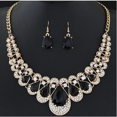 Necklace necklace earring set - Velora