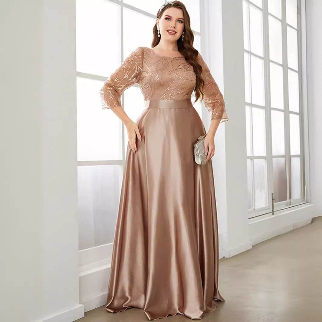 New Plus Size Temperament Party Dress - Velora