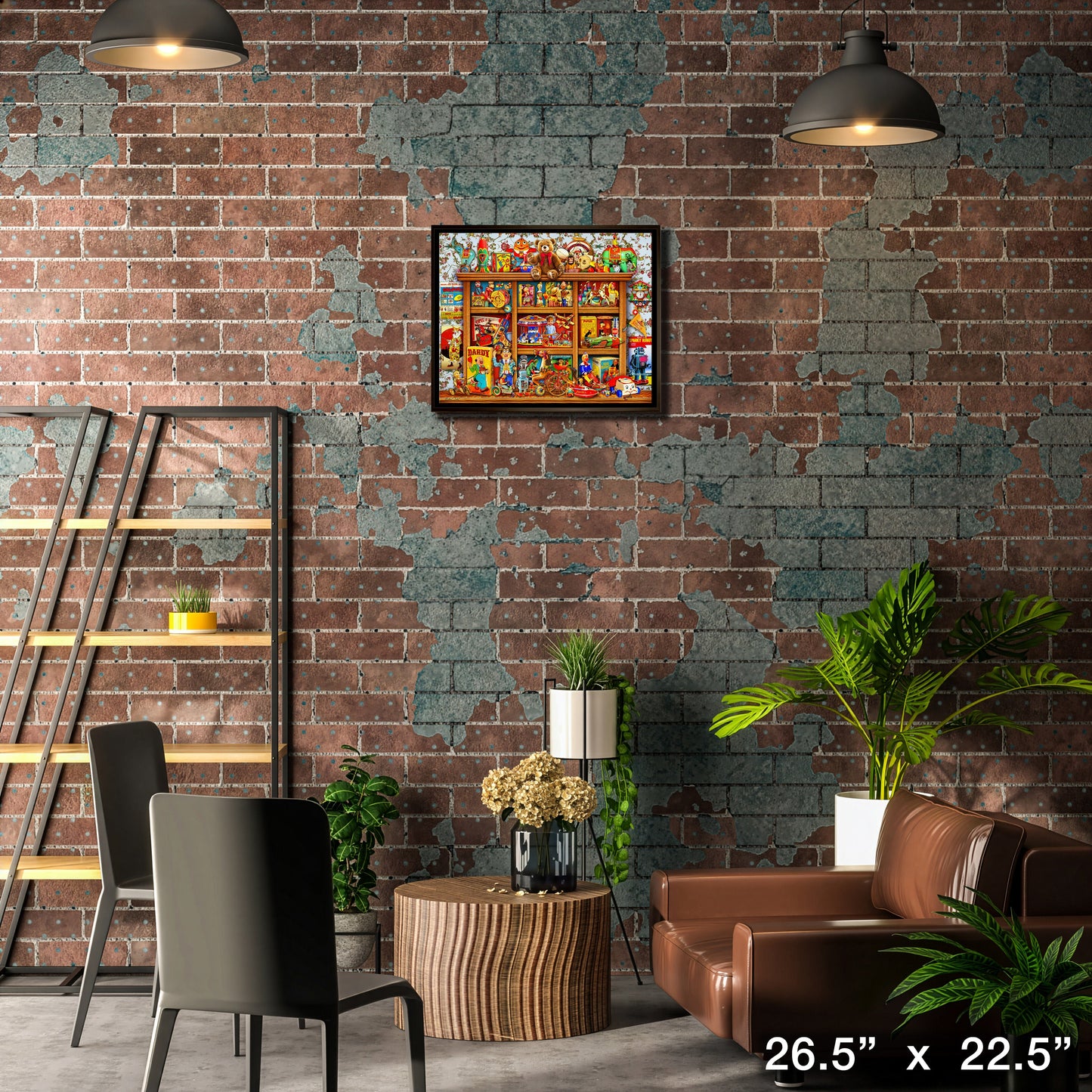 Totally Toys 20x24 Framed Canvas by Michael Fishel