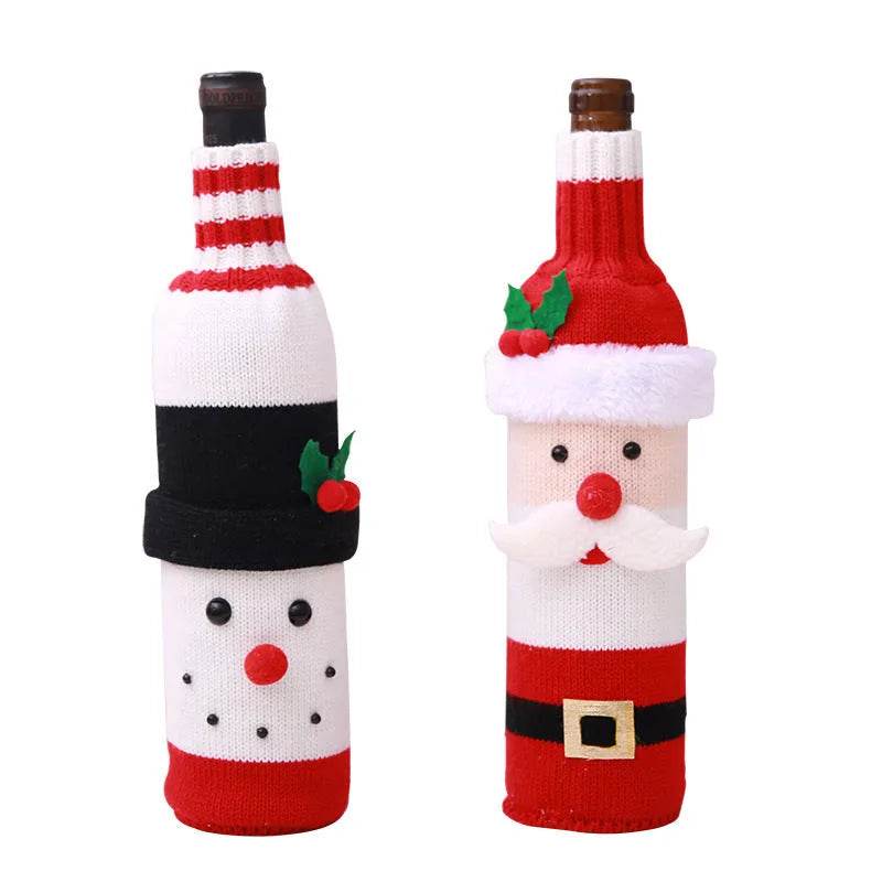 Christmas Decorations Christmas Wine Bottle Socks - Velora