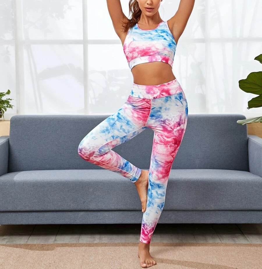 Women Workout Yoga Exercise Fitness Yoga 2 piece set - Velora