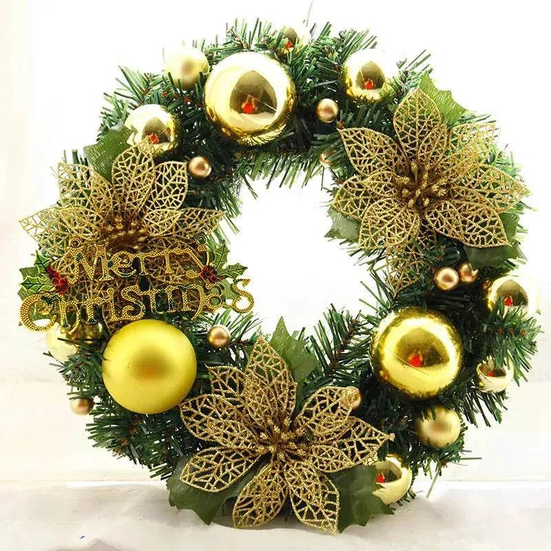 Christmas Decorations Christmas Wreath Home Decor For Home Garden Decorations Mall Door Decoration - Velora