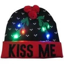 LED Light Christmas  Beanies