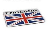Alloy National Flag Car Decoration  Metal Car Sticker Velora