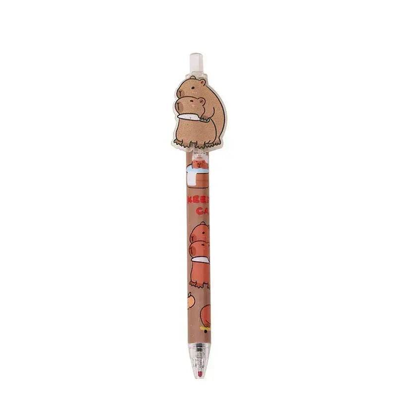 48 Pcs Cartoon Bear Acrylic Paster Pressing Pen School Supplies Gel Pen - Velora