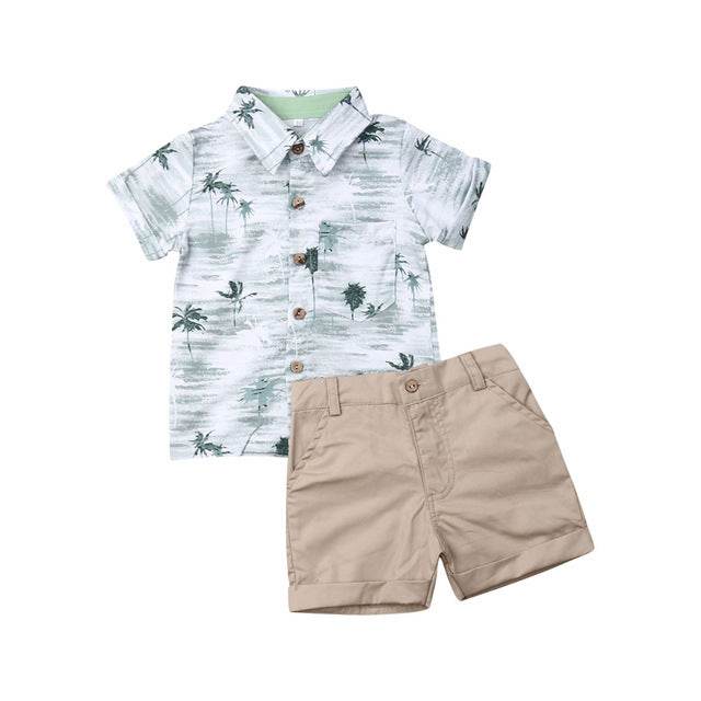 Summer boy T-shirt Shorts Kids Sets - Velora