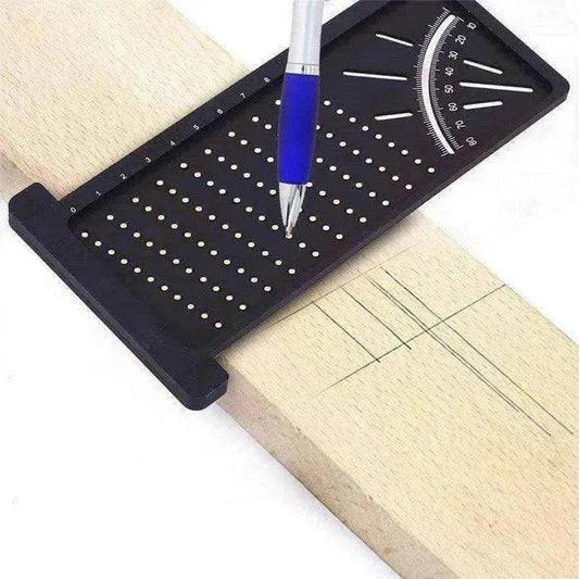 3D Woodworking Measuring Ruler 3D Angle Ruler Square Wood Measuring Tool - Velora