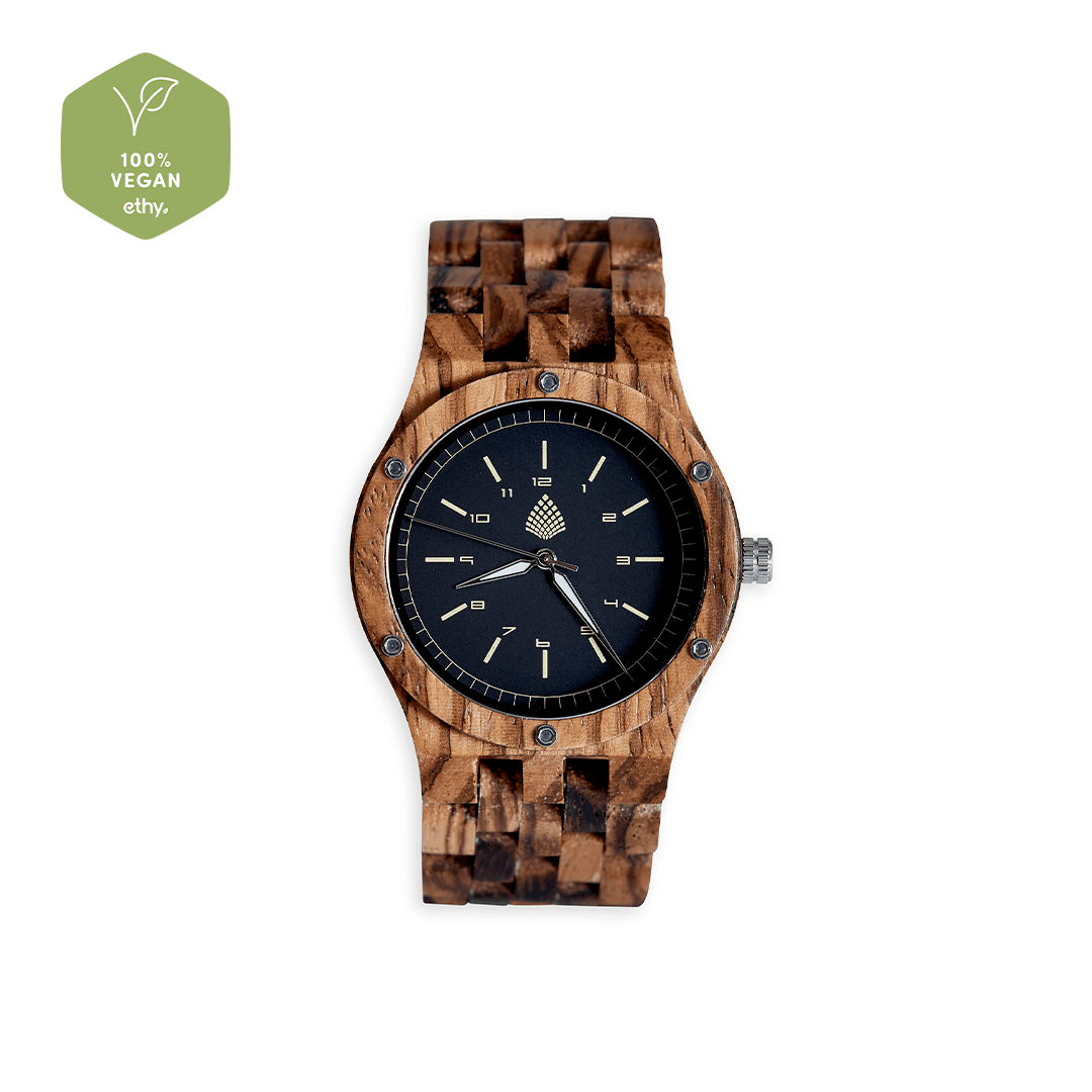 The Yew: Wood Watch for Men - Velora Luxury Fashion