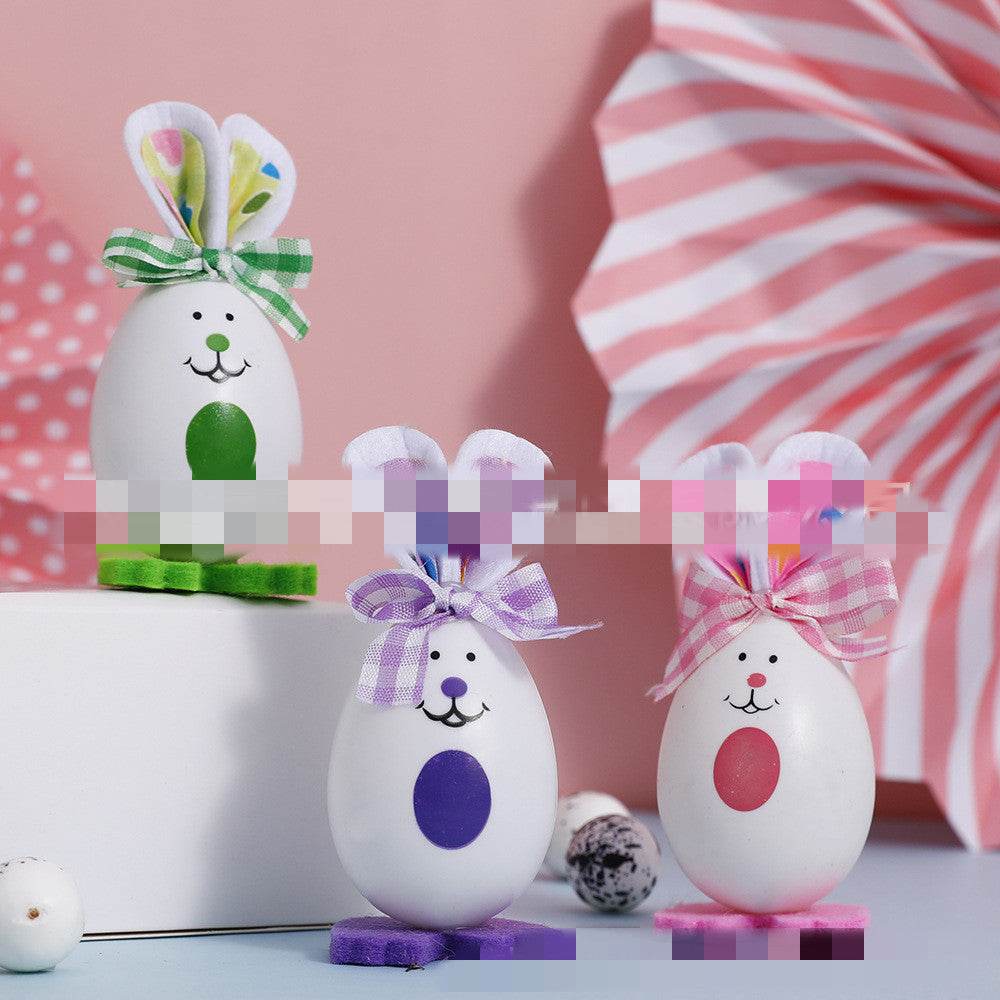 Easter Bunny Easter Decorative Gift Rabbit Shape Home Decorations Ornaments - Velora
