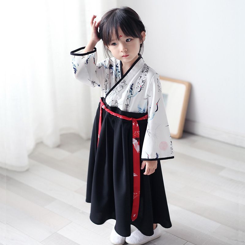 Hanfu Confucian Skirt Autumn Chinese Style Children's Clothing