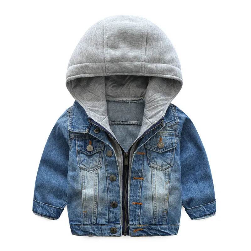 Boys And Children Washed Soft Denim Jacket - Velora