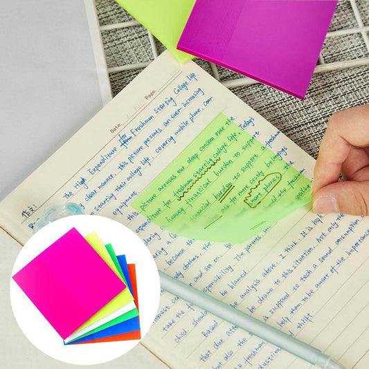 Transparent Post-it Notes Student Notes Sticky Notes Stickers Detachable Notes Sticky Notes - Velora