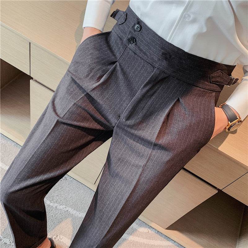 High-waisted Trousers Business Work Chinos trouser for men - Velora