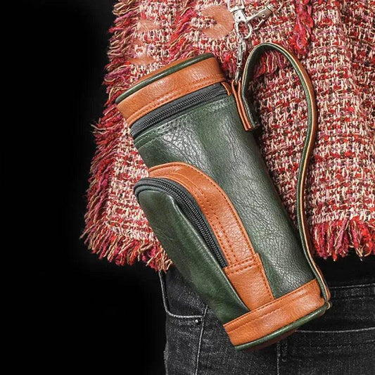 Portable Cigar Bag contains Humidifier and Cigar Cutter - Velora