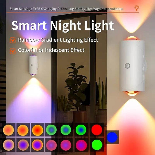 Ambient RGB Gradient Motion sensor LED Night Light - Velora