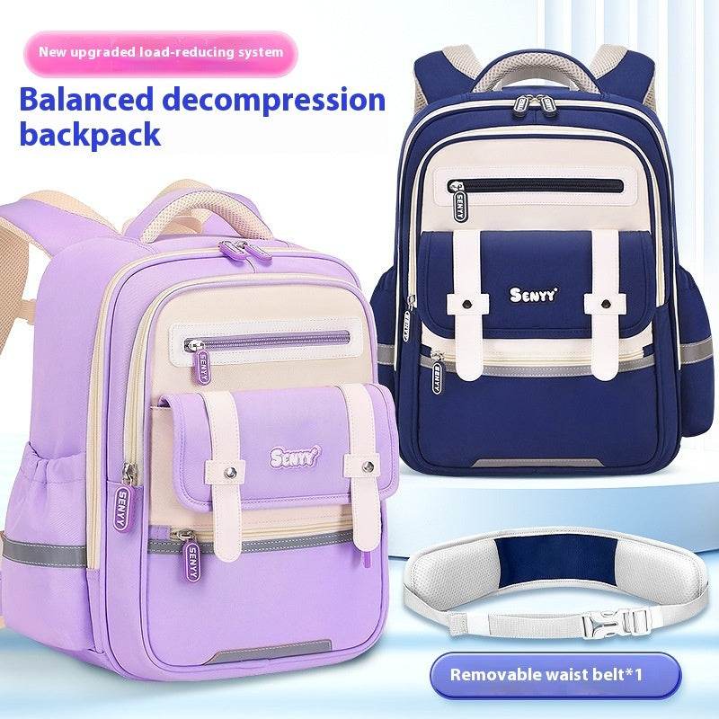 Cloud Style Kids Backpack – Primary School Unisex Bag - Velora