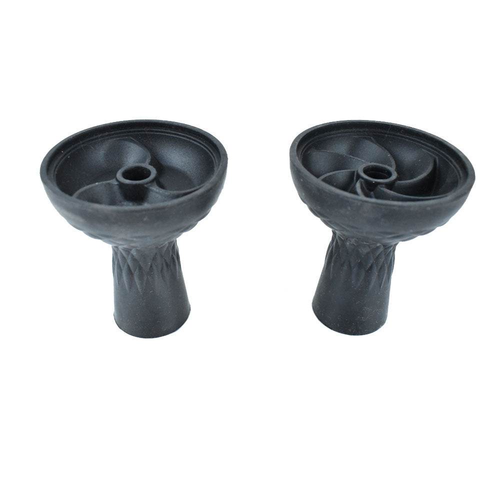 Three-hole Six-turn Single-hole Silicone Hookah Bowl Tobacco Pot - Velora