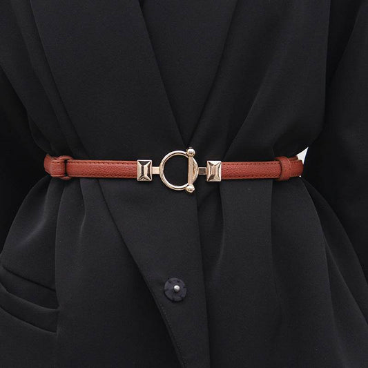 Decorative Jeans All-match Waist Dress Sophisticated Type Thin Belt - Velora