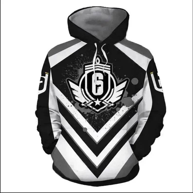 3D Digital Printing Fashion Hoodie Pullover Sweater - Velora