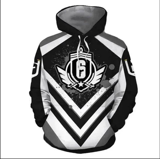 3D Digital Printing Fashion Hoodie Pullover Sweater - Velora