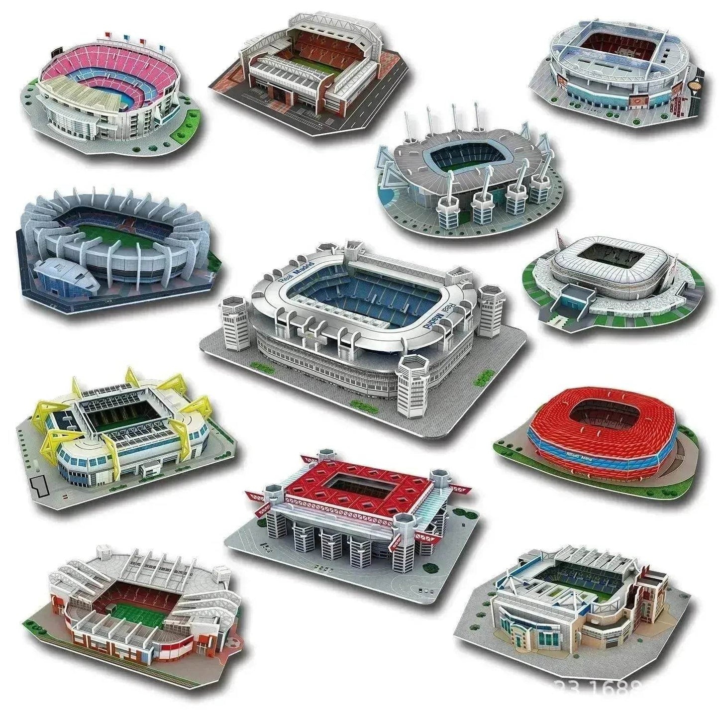 3D Puzzle Football Field Model - Velora