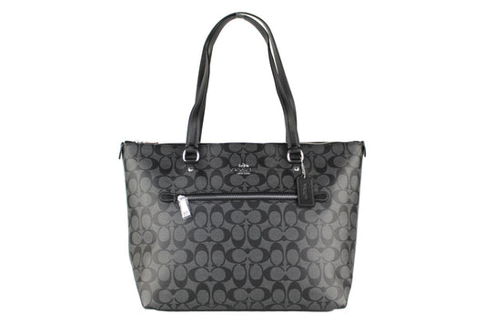 Coach Graphite Signature Elegance Tote Bag